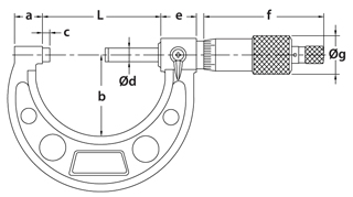 Outside Micrometer SKETCH