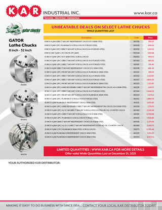 KAR's UNBEATABLE DEALS